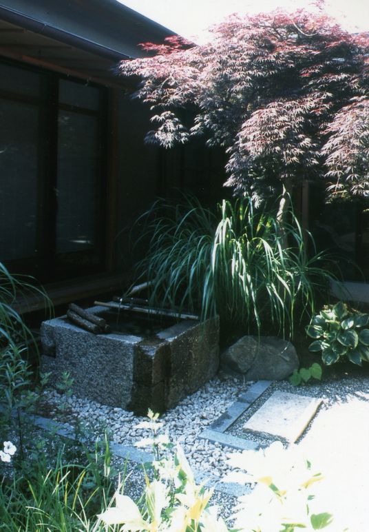 日本庭園の中庭