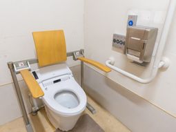 シンプルなトイレ設備