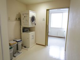 清潔なランドリーコーナー