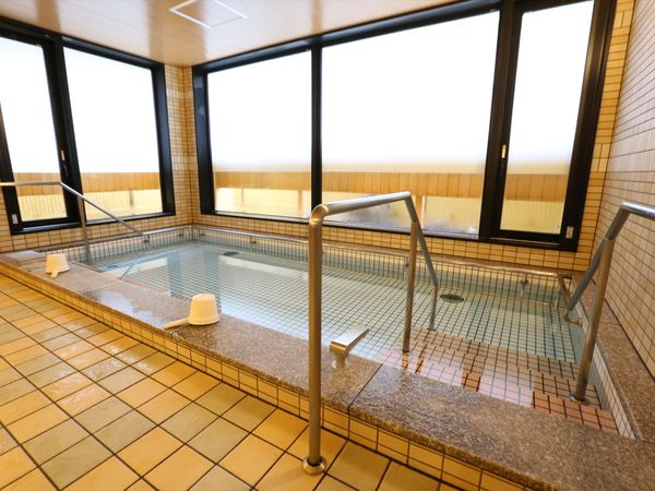 清潔な浴室の一角