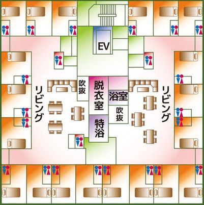 豊かな光が差し込むリビング