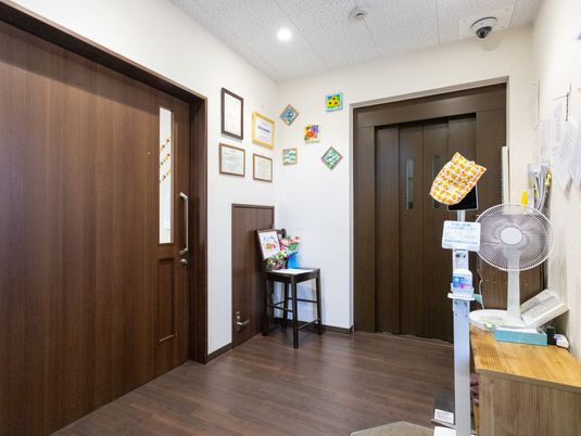 安全に配慮した廊下
