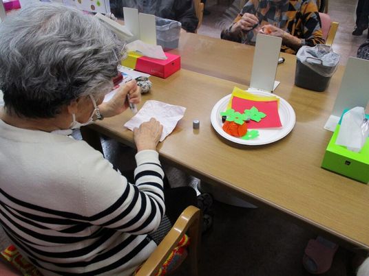 みんなで作業する共有スペース