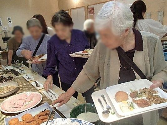 バイキングの様子