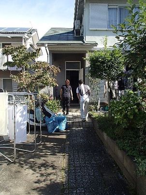 温かみのあるエントランス