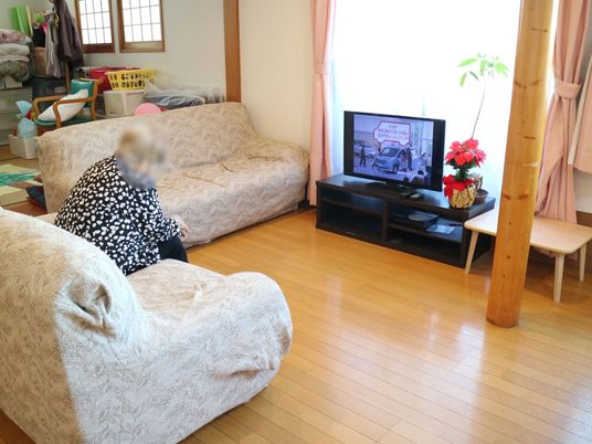 ゆったりとしたリビング