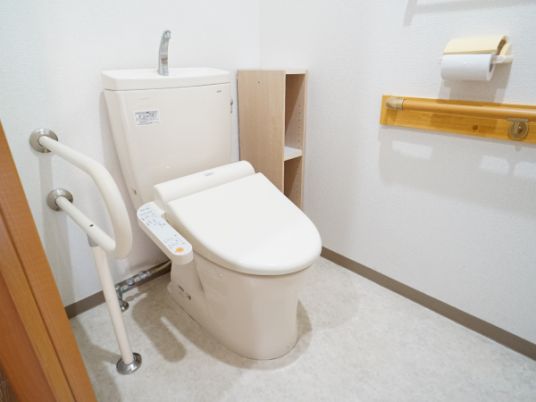 清潔なトイレの設備