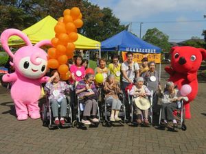 イベント中の屋外の様子