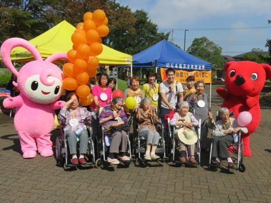イベント中の屋外の様子