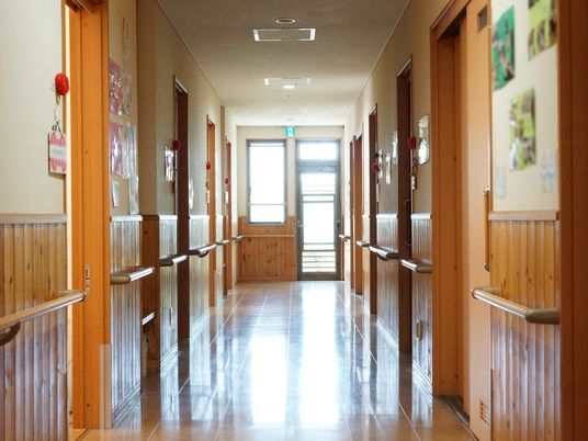 温もりのある廊下