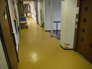 清潔な廊下の光景
