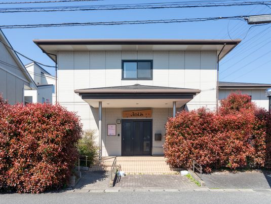 落ち着いた玄関の外観