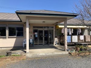 訪問客を迎える玄関
