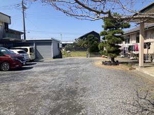 ゆったりした駐車空間