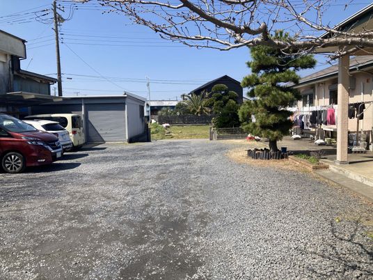 ゆったりした駐車空間