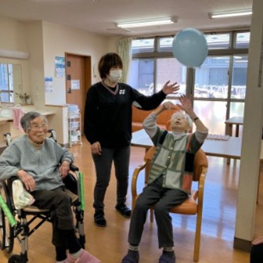 交流する共有スペース