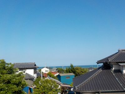 海が見える屋根