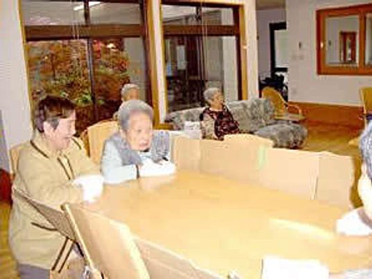 利用者が憩うダイニング