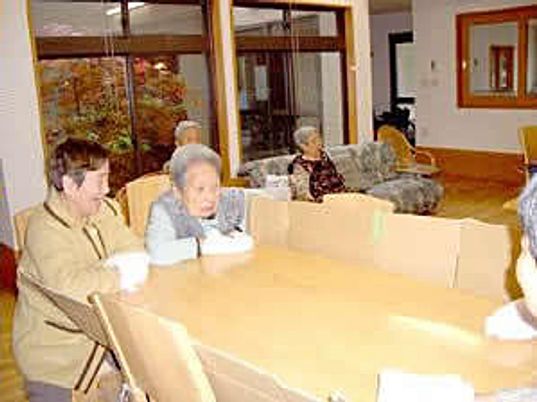 利用者が憩うダイニング