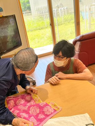 利用者と職員の対話