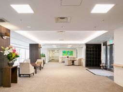 清潔なロビーの様子