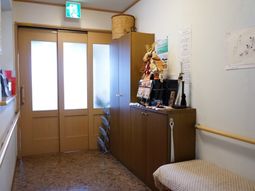 エントランスの和風装飾