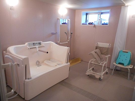 設備充実の浴室