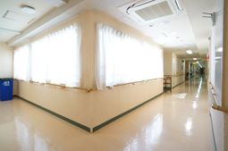 廊下の明るい空間