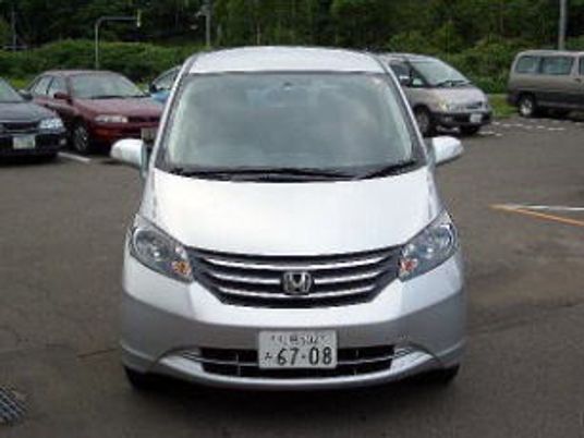 車のある駐車場  