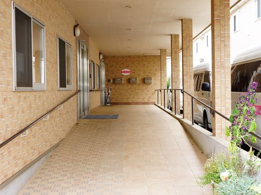 玄関のバリアフリー通路