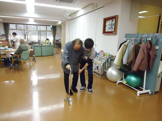訓練室での活動