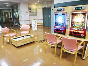 リラックスできる余暇エリア