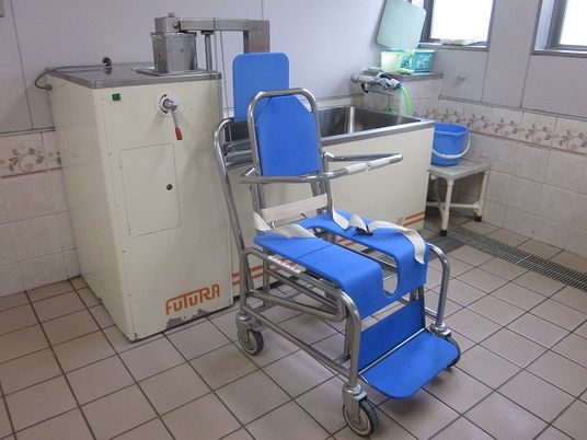 機械浴室の様子