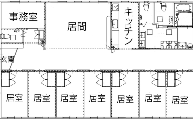 設備配置の図面
