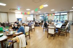 活動中の共用スペース