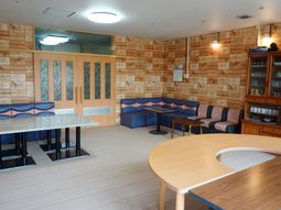 温もりのある休憩室