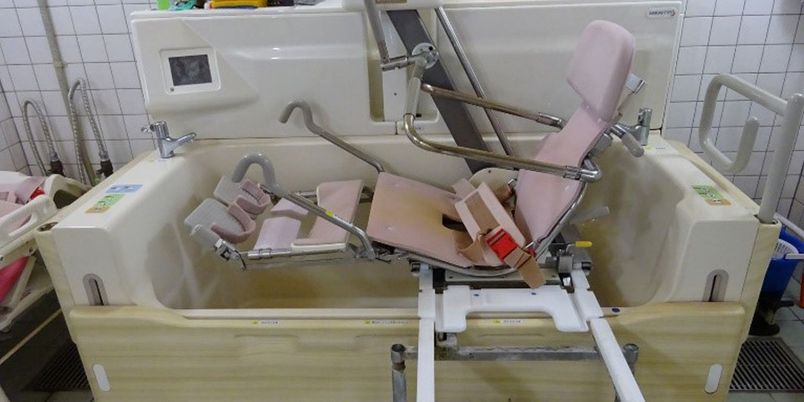 安全な浴室設備