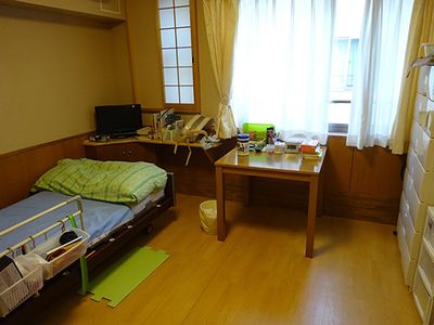 日差しが入る居室