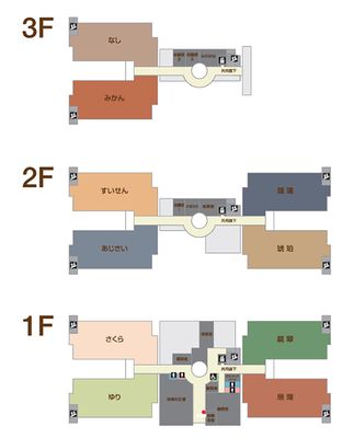 施設の階層図フロアマップ