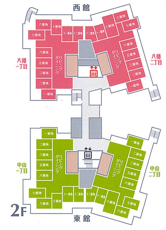 多機能な居室配置図