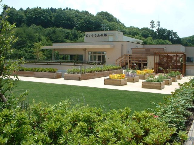 緑豊かな屋上庭園 庭 自然に囲まれた屋上庭園が特徴的です。季節ごとに変わる風景を楽しめます。