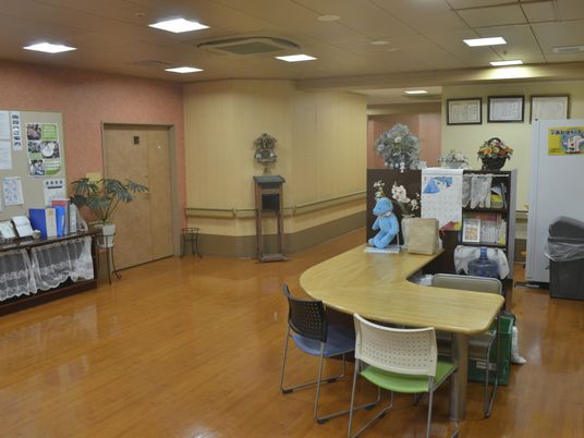 広々とした休憩室