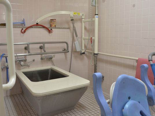 入浴しやすい浴室