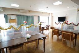 共有スペースの明るい様子