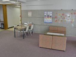広々とした休憩室