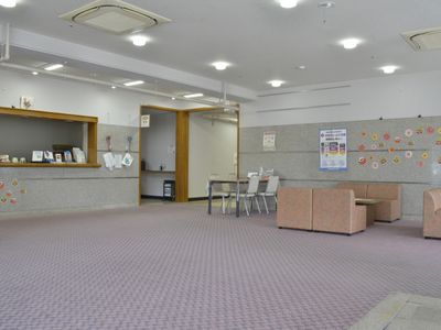 広々としたロビー