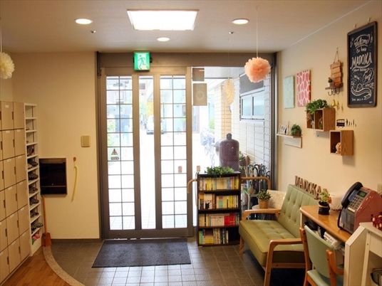 エントランスの待合エリア