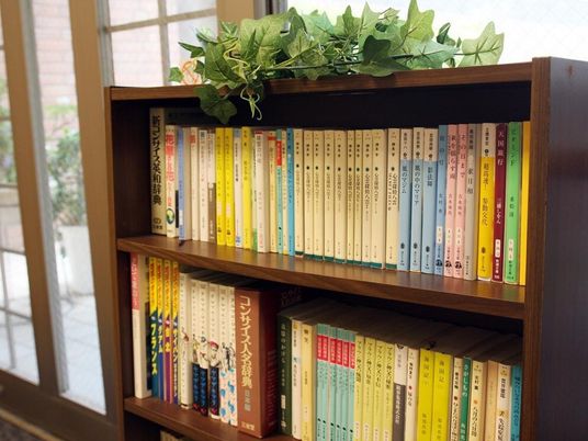本の並んだ棚