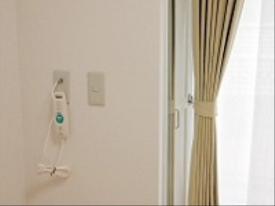 ナースコール付き居室の一角