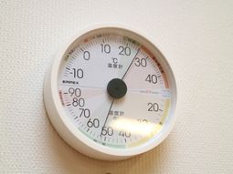 温湿度計のアップ